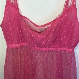 Victoria’s Secret Pretty Pink Mesh Intimate Dress